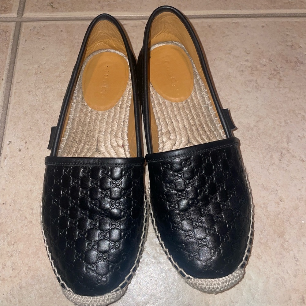 Gucci Black Espadrilles